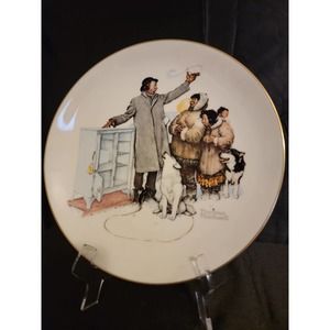 Gorham Brown & Bigelow Norman Rockwell "The Expert Salesman" Plate